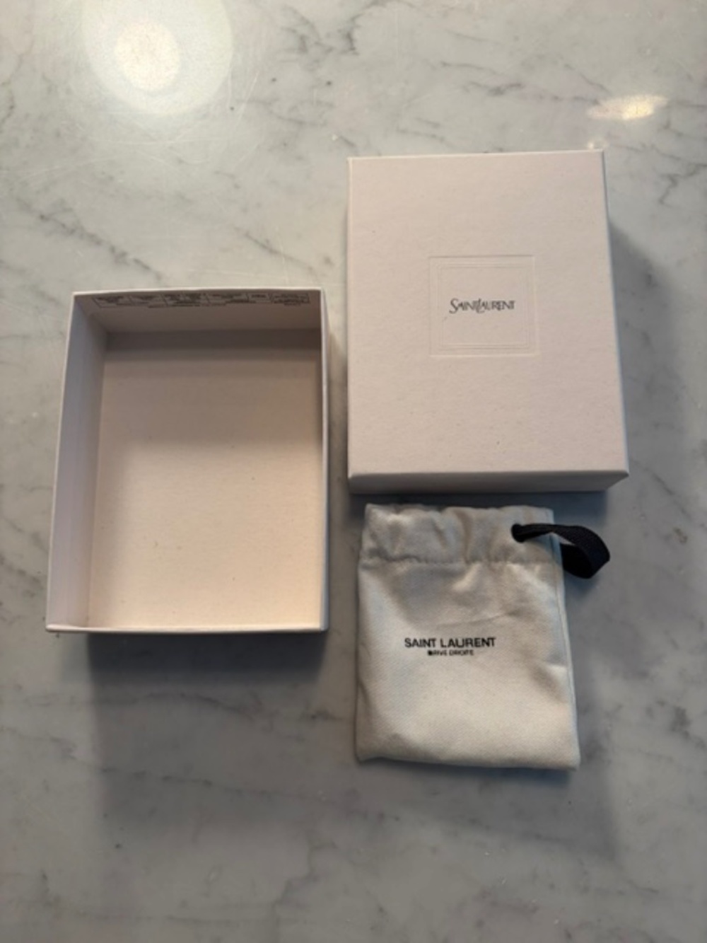 Saint Laurent Jewelry Pouch & Box
